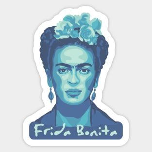 Turquoise Frida Bonita Sticker